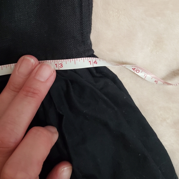 Tracy Feith for Target Structured Black Linen Blend LBD Strapless Dress Sz 6 - Picture 10 of 11